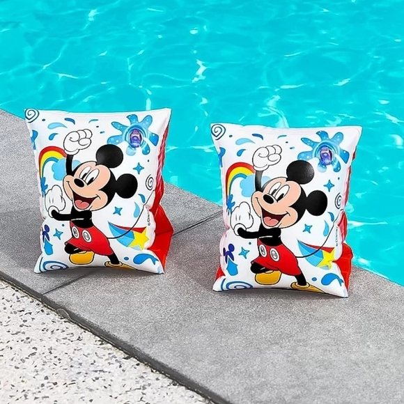 *5/$20* NEW Disney Mickey Mouse Licensed Swim Arm Bands Inflatable Swim Float - Picture 3 of 10